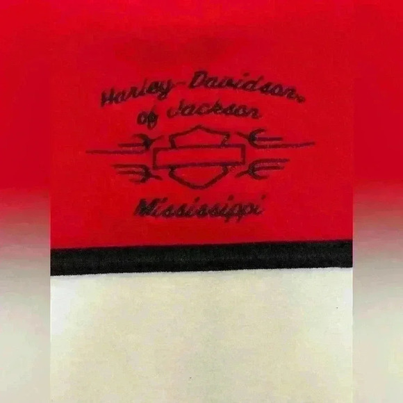NWT Harley Davidson Women’s Cherry Red  Long Sleeve Jacksonville Mississippi - Picture 5 of 10